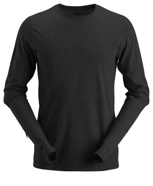 Snickers AllroundWork, Wollen T-shirt met Lange Mouwen 2427