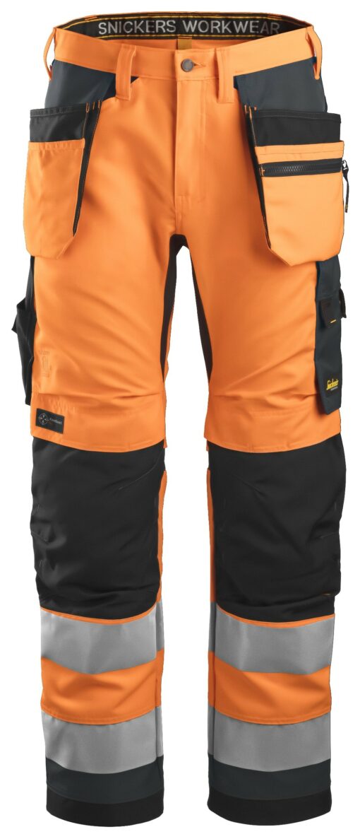 Snickers AllroundWork, HV Werkbroek+  met Holsterzakken, kl 2 6230