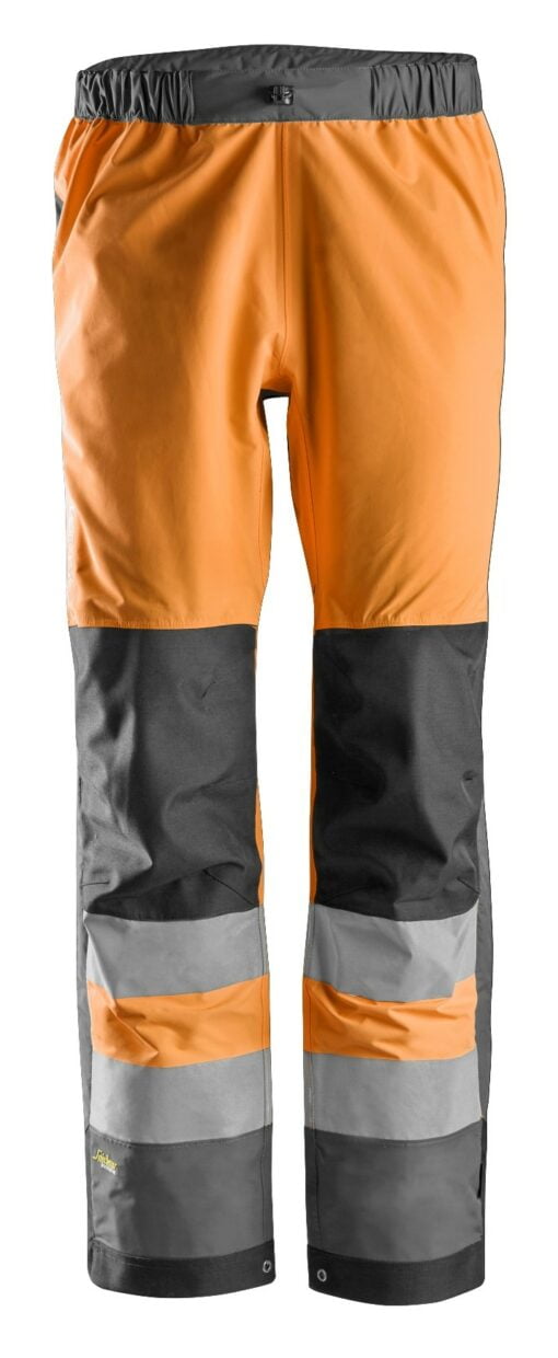 Snickers AllroundWork, High-Vis WP Shell Broek Klasse 2 6530