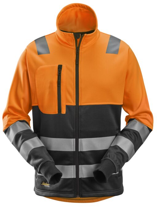 Snickers AllroundWork, High-Vis Jack met rits Klasse 2 8035