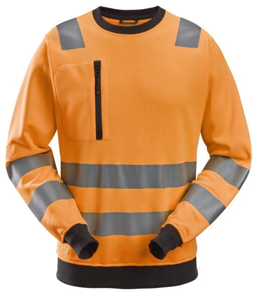 Snickers AllroundWork, High-Vis Sweatshirt KL2/KL3 8037