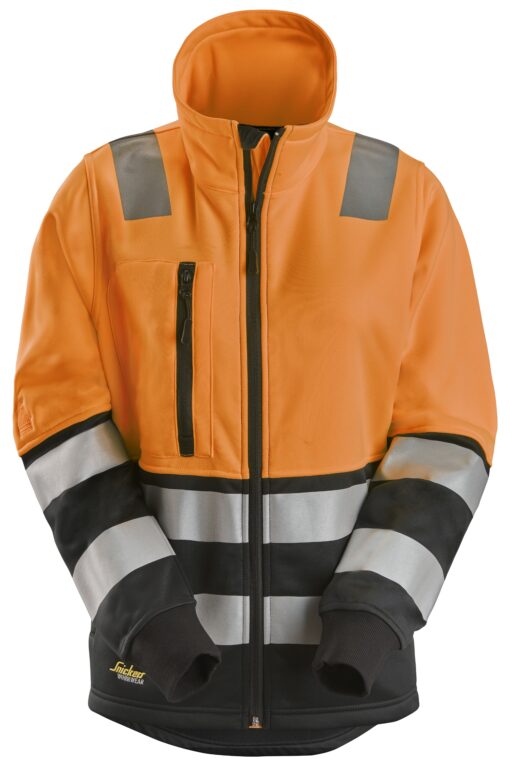 Snickers High-Vis Klasse 2, Damesjack met Rits 8073