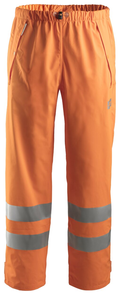 Snickers Regenbroek PU High Visibility 8243